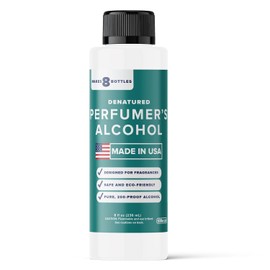 Perfumer’s Alcohol - 8 oz Tillbrook Perfume Grade Alcohol for Fragrance Making Kit - Denatured Alcohol - Base for Making Luxury Perfume - No Methanol & No Fermentation Scent - TSDA SD-40b
