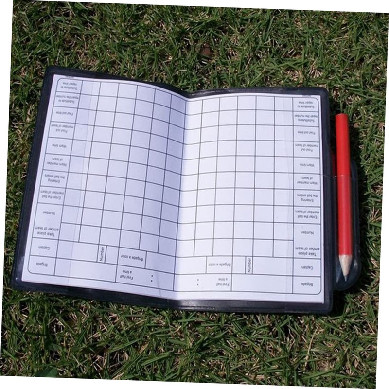 Kisangel 6sets Professional Referee Kit Soccer Referee Card Portable Wallet