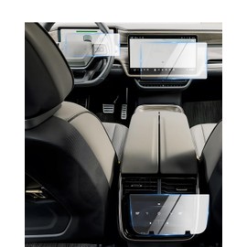 [Upgrade] 3 Pack Screen Protector for Rivian R1T R1S 2022 2023 2024 2025 2026 15.6'' Navigation, 12.3'' Digital, 6.5'' Rear Console Touch Screen for Touchscreen Tempered Glass Ultra Clear Car Radio Screen Protector Rivian Accessories