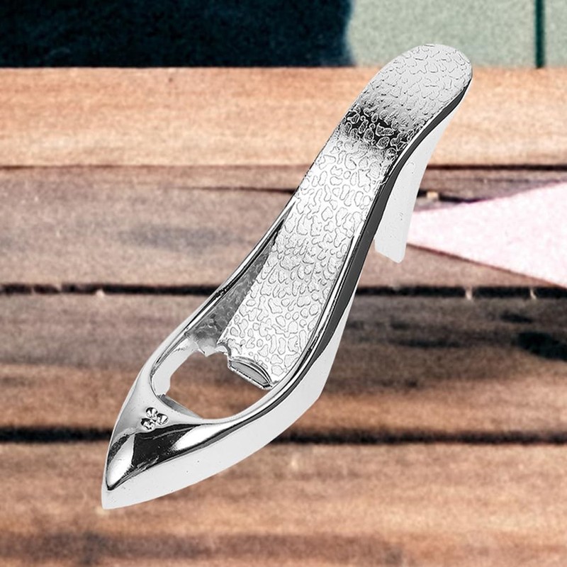 Luxshiny 2-Pack High Heel Shoe Shaped Bottle Opener Compact Beer
