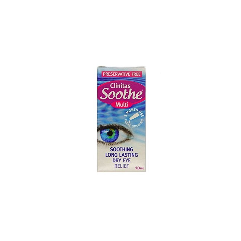 Clinitas Soothe Multi 10ml Dry Eyes - 2 Pack