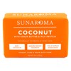 Sunaroma Soap Bar Coconut 8 Ounce (236ml) (3 Pack)
