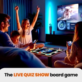 Outsmarted - The App-Connected TV Quiz-Show Board Game | Kids, Teens & Adults | Next-Level Game Night for Family & Friends | 2–24 Players | Age 8+ | 10,000+ Questions | 2026 Edition