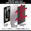 VOLAN Card Case, Skimming, Magnetic Prevention, RFID Block, 24 Card