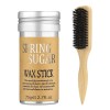 Set De Cepillos Y Barras De Cera Slick Back Para
