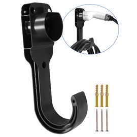 JULIK Type 2 Wall Mount Wallbox EV Charger Holder Cable Holder Type 2 Charging Cable Holder Cable Holder for E Car Charging Station Compatible with EU Compliant Type 2 Charging Plug for Electric Car