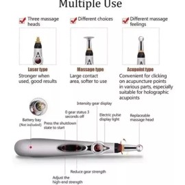 MIPLUMCOR Masejeador Corporal Pluma Electricaestimula Y Relaja Musculo