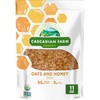 Cascadian Farm Organic Granola, Oats and Honey Cereal, Resealable Pouch,