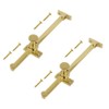 TERF® 250mm Heavy Duty Polished Brass Adjustable Sliding Screw Down
