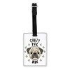 Gift Base Verrückte Mops Mann Sterne Optischer Gepäck mit Schwarzstrap