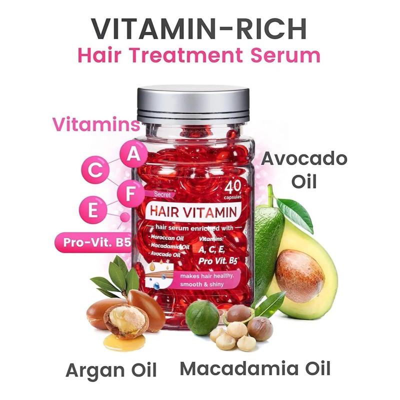 Capilar Reparación Nutrición Cápsulas Hair Vitaminas