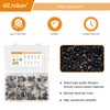 60 Pack Electric Motor Carbon Brushes Set, 10 Different Sizes
