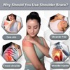 Black Elastic Strap Shoulder Support for Clavicle Collar Bone Dislocation