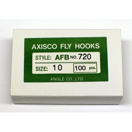 AXISCO AFB 720-#10 Fly Hooks, 100 Pieces