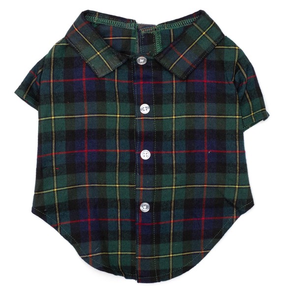 The Worthy Dog Flannel MacLeod Tartan Plaid Button Up Look