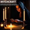 24 Pack Golden Spell Chime Candles – Premium Mini Unscented