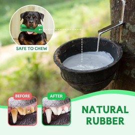Juguete para Masticar Perros Juguetes para Masticadores Agresivos de Raza Grande Mediano Chirrido cepillo para polvo de dientes para Perro...         