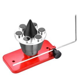 PUZZLEDEER Blade Balancer Replace 339075B Lawn Mower Blade Balancer Magnetic Wall Mount 42-047 Red Smooth Cutting Lawnmower Blade Balance Tool