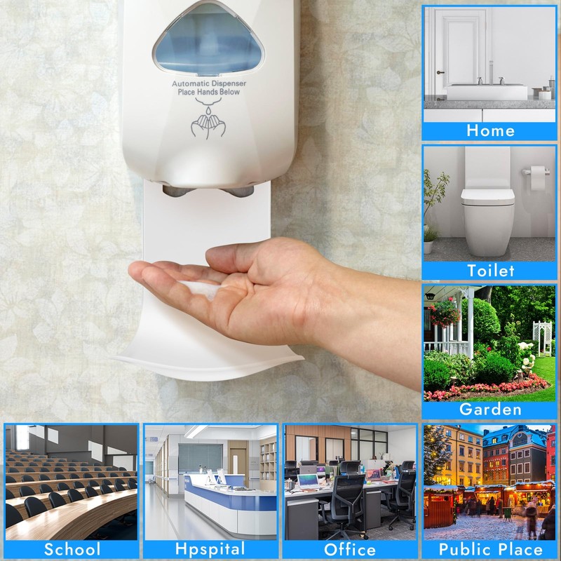 ZIOZERTT 5PCS Drip Tray Wall Mount Soap Dispenser Bracket, Laundry
