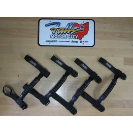 Mopar New 2 Sets Jeep Wrangler Roll Bar Grab Handles OEM
