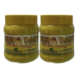 Chupa Panza Gel de Fenogreco – Gel reafirmante y detoxificante para busto y glúteos – Paquete de 2 x 300 g