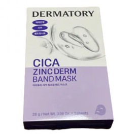 The Matory Cica Soothing Dermatory Cica Zinc Derm Band Mask 4 pcs + 1 pc giveaway / 시카진정 더마토리 시카 징크덤 밴드 마스크 4매 +1매 증정기획