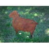 B2S BACK2SEASON Metal Sheep Stake Rust Look Elegant Garden Stake