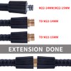 25 Ft High Pressure Washer Hose, Upgraded Power Washer Hose