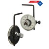 BRILLIANT TOOLS BT546001 Rotary Protractor [Powered by KS Tools], Black/Silver