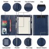 Wonderpool A5 Faux Leather Clipboard Partfolio Recipe Binder Notepad Forms