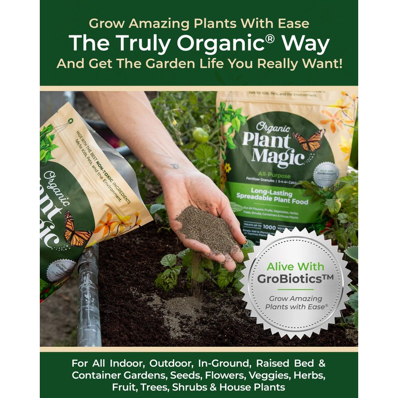 Organic Plant Magic - Truly Organic™ Slow Release Granular Fertilizer: