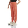 Carhartt Girls' Fleece Joggers Sweatpants Knit Pants, Dubarry Pink