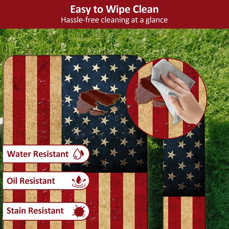 KENOBEE Picnic Table Cover with Bench Covers 8FT 3PCS, Camping