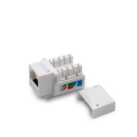 (5-Pack) Cat6 Keystone Jack - [UL Listed] - Ethernet Wall Jack - Network Coupler - Cat5/5e/6 Compatible