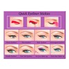 Quick Eyeliner Stickies Make-up complete set, 80 pieces, DE3, 50