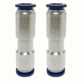 Closmos Pneumatic Push to Connect Fitting Check Valve 1/2" OD x 1/2" OD One-way Valve Pack of 2