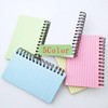 5 Pack Index Cards, 250 Pieces Multicolor Ruled Lined Spiral