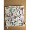 custombagsupplies 14x18 inches Cotton Drawstring Backpacks SCRIBBLE -1 count pack