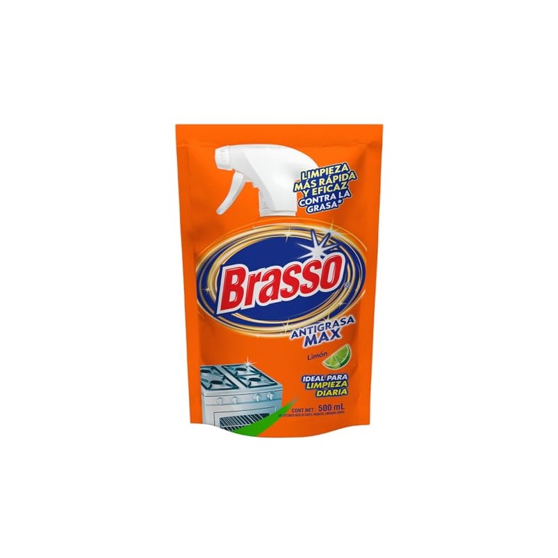 Brasso® desengrasante para cocina repuesto, aroma Limón, 500mL