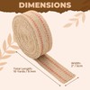 NATGAI Jute Webbing Tape, 5 cm (2 inch) Wide, 9.1