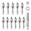 LIONMAX Stainless Steel Concrete Anchor Bolts 3/8" x 3 Inch,