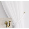 Cciphy Adjustable Self Adhesive Curtain Tieback, Non-Trace Stick Metal Wall