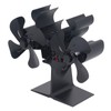 Wood Stove Fan Heat Powered 8 Blades Stove Fan Self