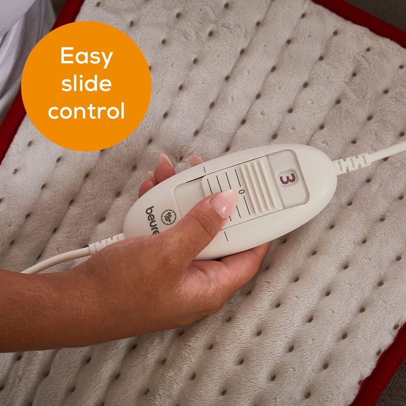 Beurer HK Comfort Heat Pad, Flexible Warming Electric Heating Pad