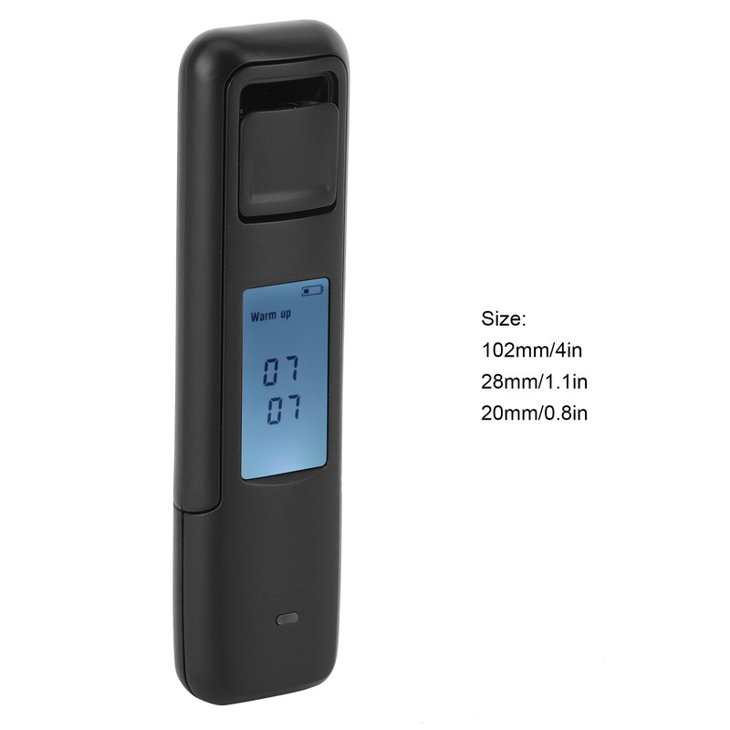 Portable Breathalyzer LCD Display Wine Tester Drunk Driving Analyzer Blow