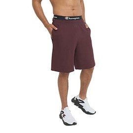 Champion Men's Jersey Short With Pockets Shorts, Maroon, L