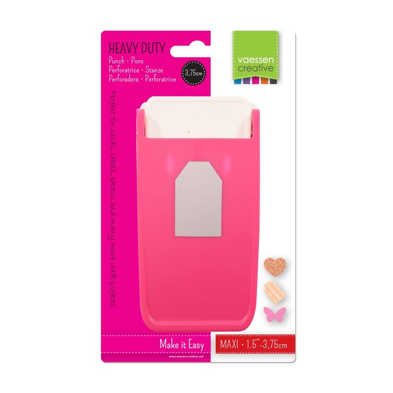 Vaessen Creative Heavy Duty Craft Punch - Label - 4