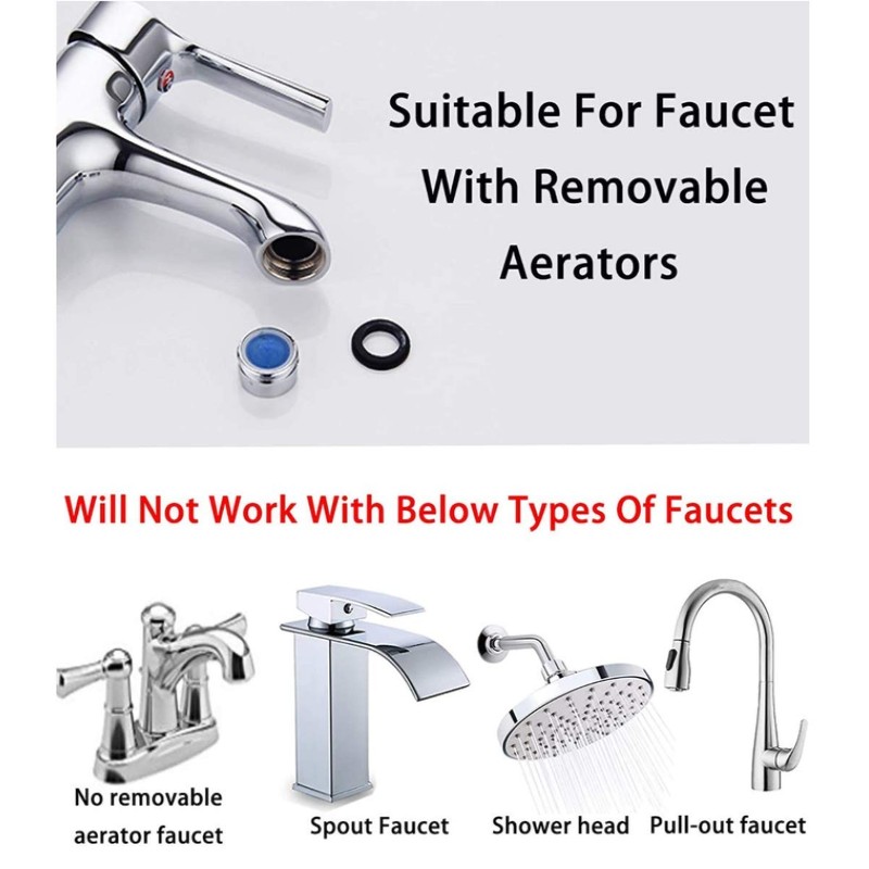 All Brass Faucet Diverter Valve with Aerator, Sink to Garden