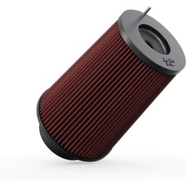 K&N High-Flow Original Lifetime Universal Clamp-On Air Filter: Performance, Premium, Washable: Flange Diameter: 4 In, Filter Height: 9.5 In, Flange Length: 1.6875 In, Shape: Round Tapered, RC-4780