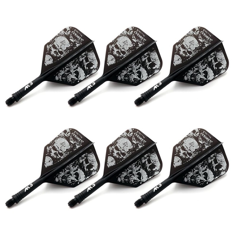 CUESOUL 6 Pieces ROST Integrated Dart Shaft and Flights,with exclusive
